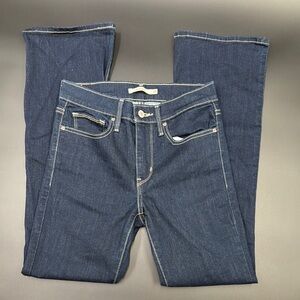 Levi’s Slimming Boot Dark Blue Denim Jeans 27